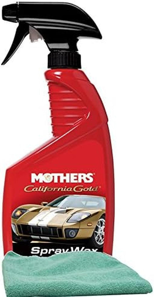 California Gold Spray Wax (24 Oz) Bundled with a Microfiber Cloth (2 Items)