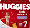 Baby Diapers Size 7, 80 Ct, Huggies Little Movers