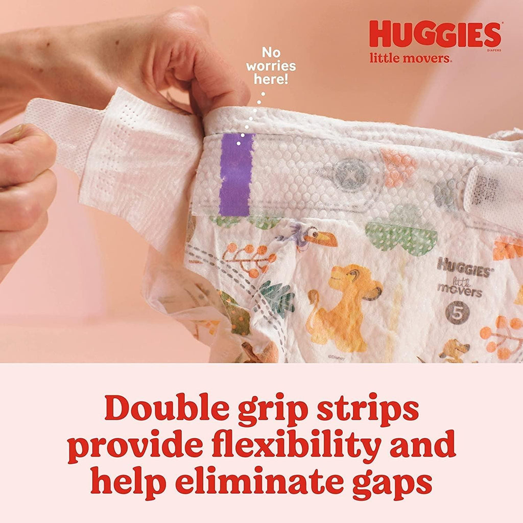 Baby Diapers Size 7, 80 Ct, Huggies Little Movers