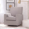 Delta Children Ava Nursery Glider Swivel Rocker Chair, Dove Gray