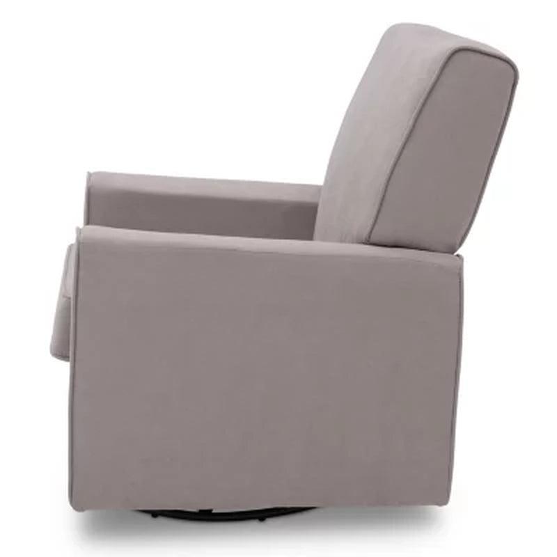 Delta Children Ava Nursery Glider Swivel Rocker Chair, Dove Gray