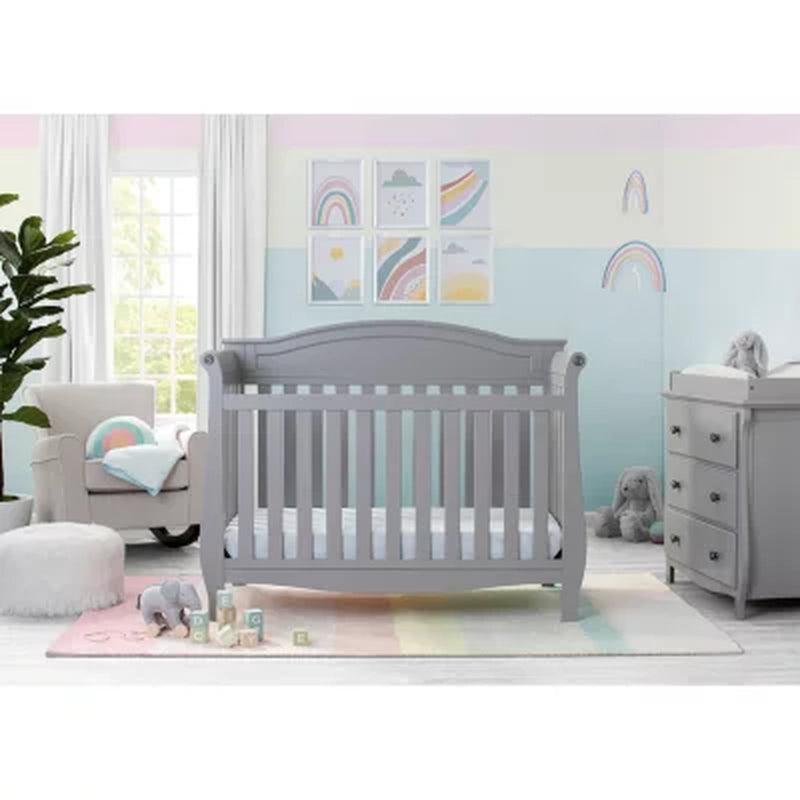 Delta Children Lancaster 4-In-1 Convertible Crib (Choose Your Color)