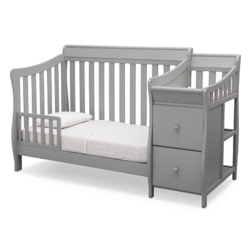 Delta Children Bentley Convertible Crib &#039;N&#039; Changer, &quot;S&quot; Series (Choose Color)