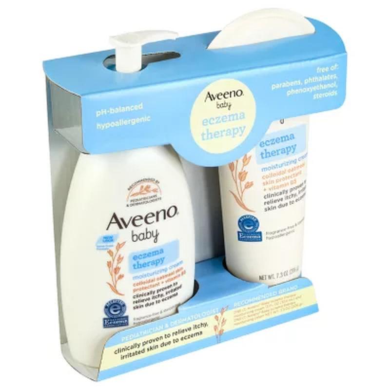 Aveeno Baby Eczema Therapy Moisturizing Cream (7.3 Oz. and 12 Fl. Oz.)