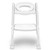 Delta Children Kid-Size Toddler Potty Training Ladder Seat for Boys and Girls, White/Grey