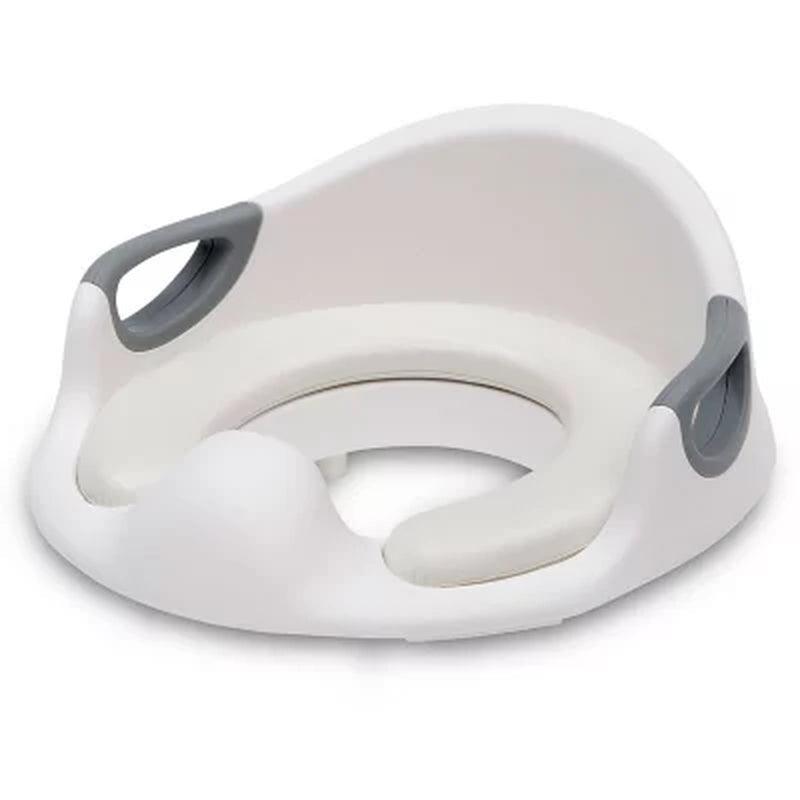 Delta Children Kid Size Toddler Potty Training Seat for Boys &amp; Girls, White/Grey