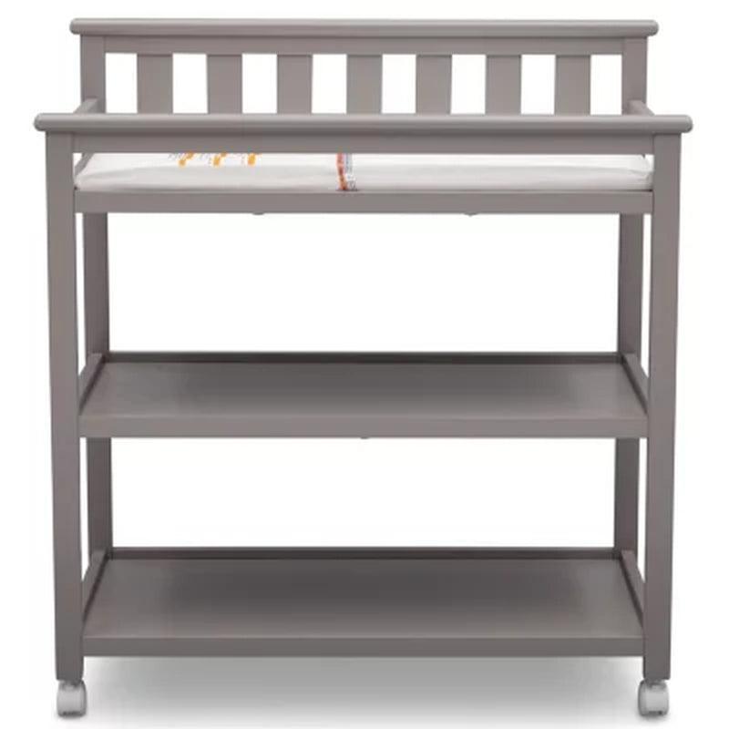 Delta Children Flat Top Changing Table with Wheels (Choose Your Color)