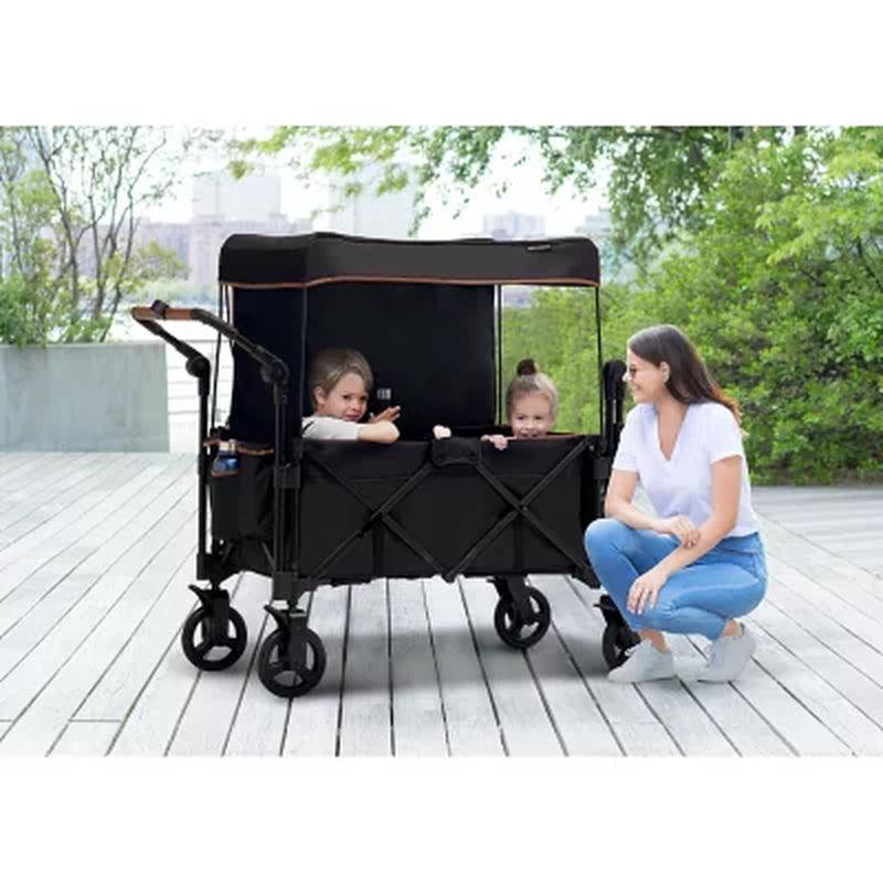 Delta Children Hercules Stroller Wagon, Black