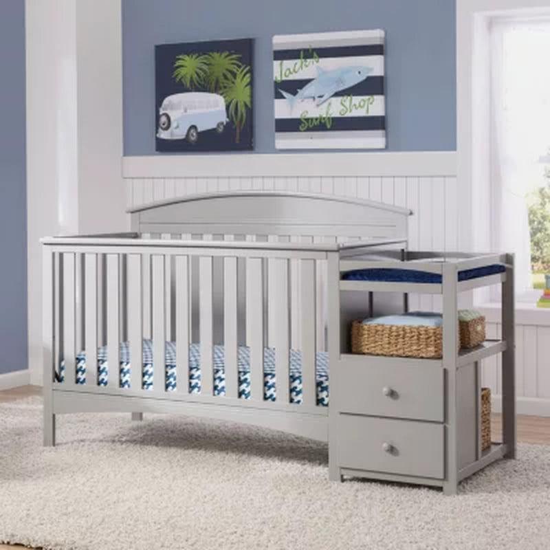 Delta Children Abby Convertible Crib &#039;N&#039; Changer (Choose Your Color)