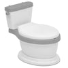 Delta Children Kid Size Toddler Potty for Boys and Girls, White/Grey