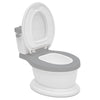 Delta Children Kid Size Toddler Potty for Boys and Girls, White/Grey