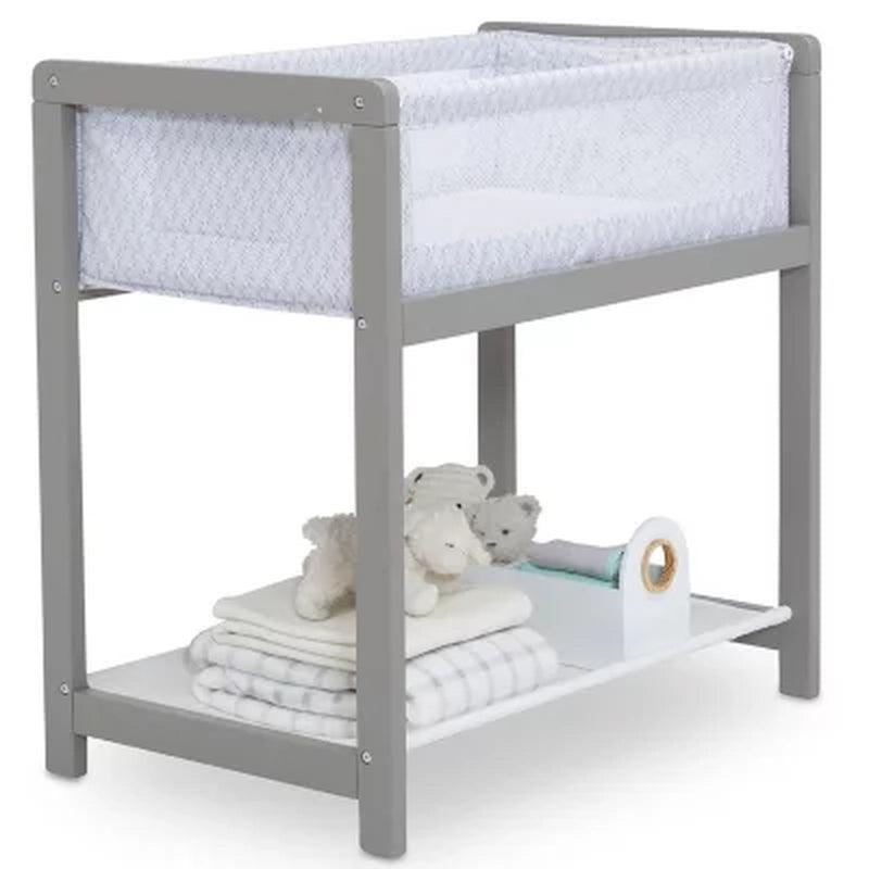 Delta Children Classic Wood Bedside Bassinet Sleeper (Choose Your Color)