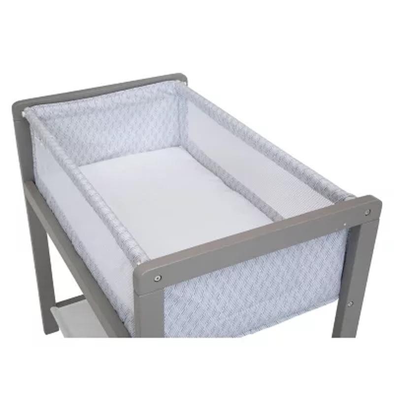 Delta Children Classic Wood Bedside Bassinet Sleeper (Choose Your Color)