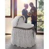 Badger Basket Wishes Oval Bassinet, Full Length Skirt (Choose Your Color)