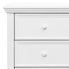 Contours 3-Drawer Transitional Dresser, White