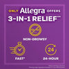 Allegra 24 Hour Allergy Relief 180 Mg. (110 Ct.)