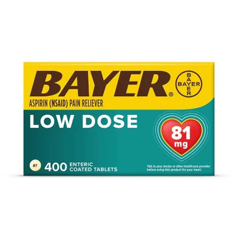 Bayer Low Dose Aspirin Regimen, 81 Mg. (400 Ct.)