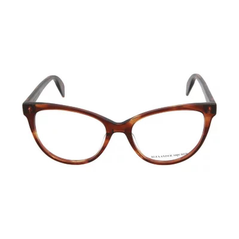 Alexander Mcqueen AM0114O Eyewear, Brown