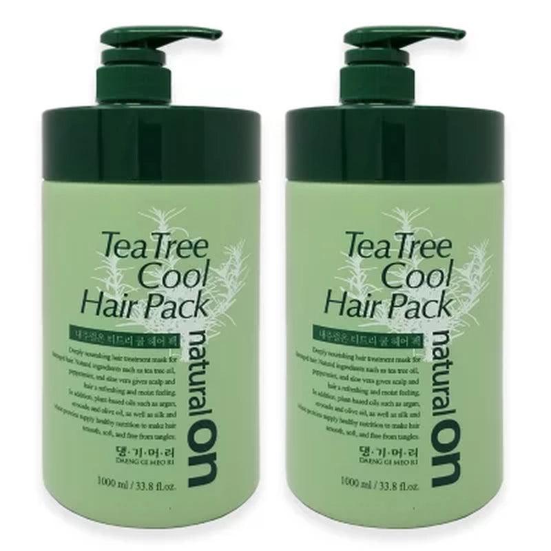 Daeng Gi Meo Ri Naturalon Tea Tree Cool Hair Mask (33.8 Fl. Oz., 2 Pk.)