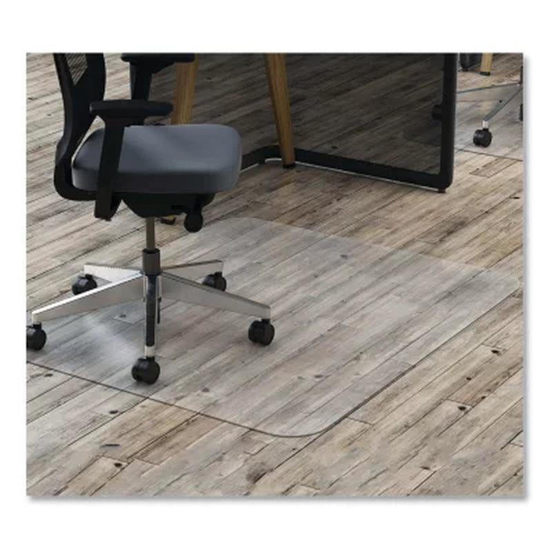 Deflecto Economat All Day Use Chair Mat for Hard Floors, 45 X 53