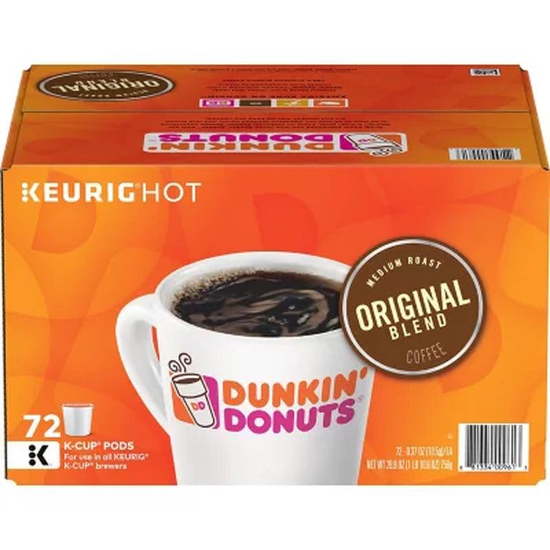 Dunkin&#039; Donuts Original Blend K-Cups, Medium Roast (72 Ct.)