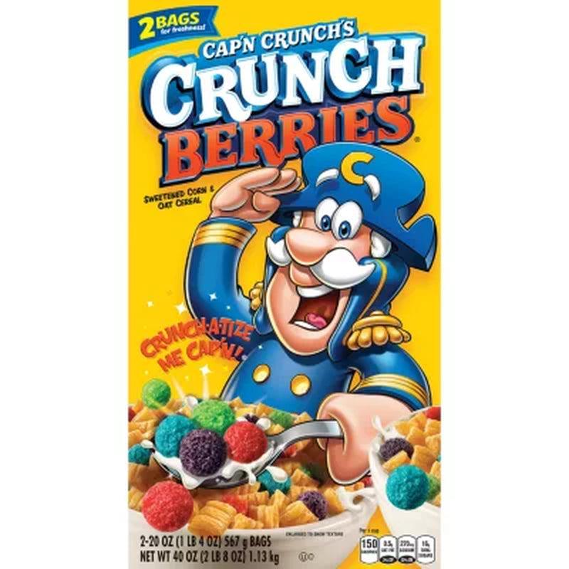 Cap&#039;N Crunch&#039;S Crunch Berries Cereal (2 Pk.)