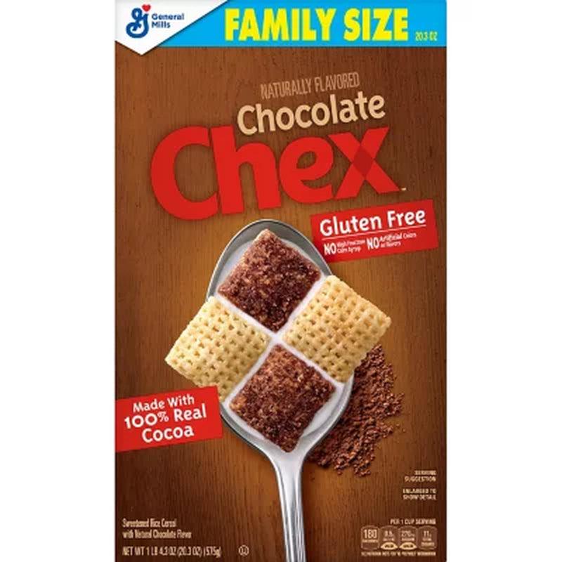 Chex Gluten-Free Breakfast Cereal, Chocolate (2 Pk.)