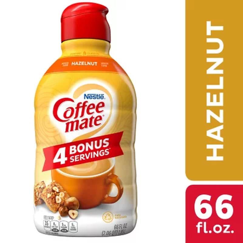 Coffee Mate Hazelnut Liquid Coffee Creamer (66 Fl. Oz.)