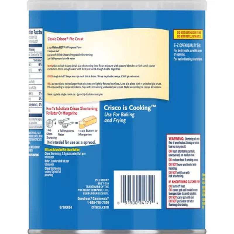 Crisco All-Vegetable Shortening (6 Lbs.)