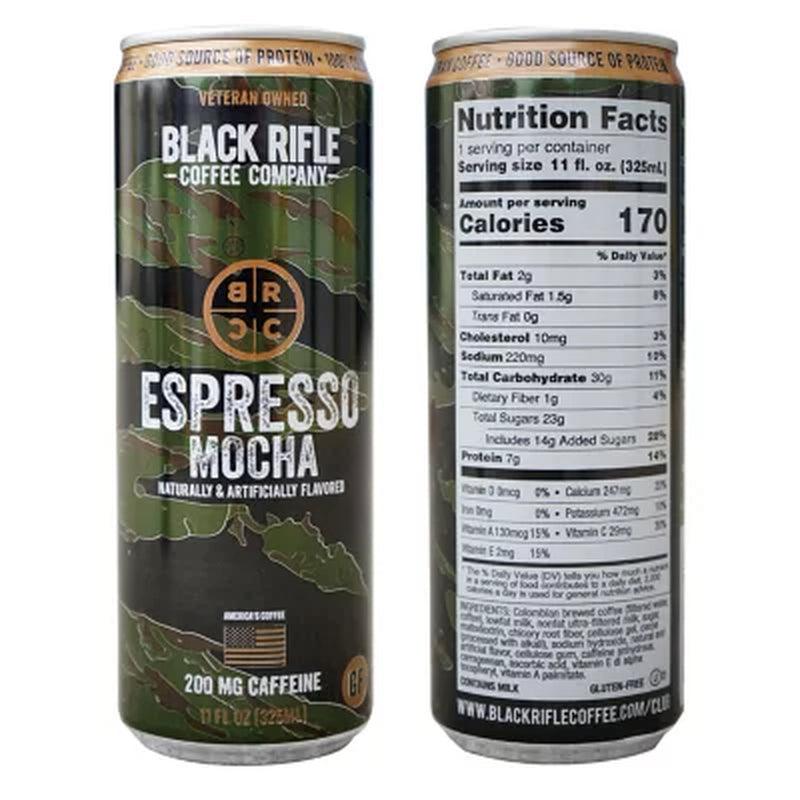 Black Rifle Coffee Company Espresso Mocha (11 Oz., 12 Pk.)