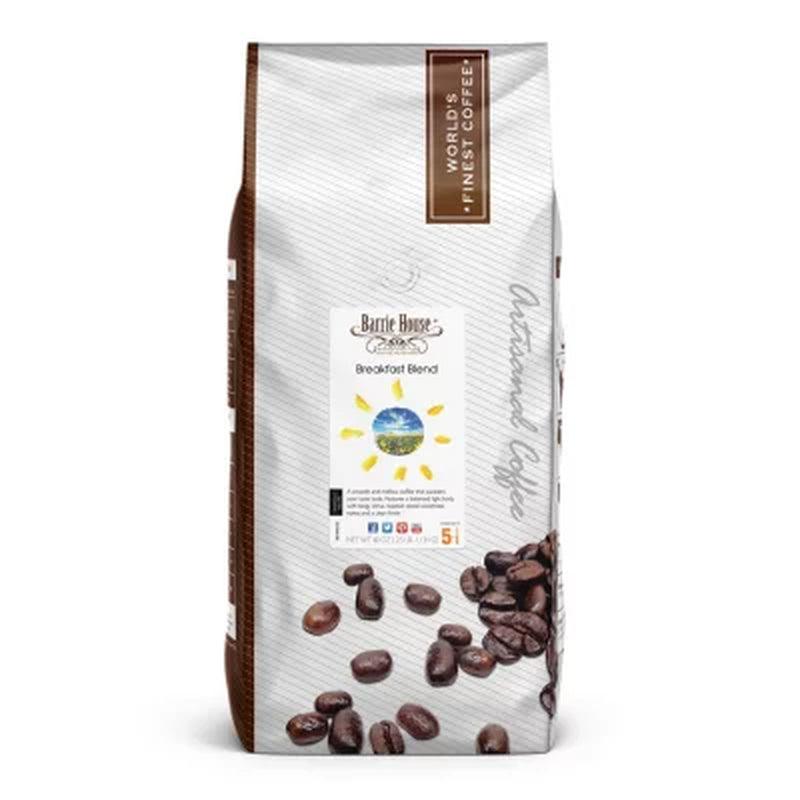 Barrie House Whole Bean Coffee, Breakfast Blend (40 Oz.)