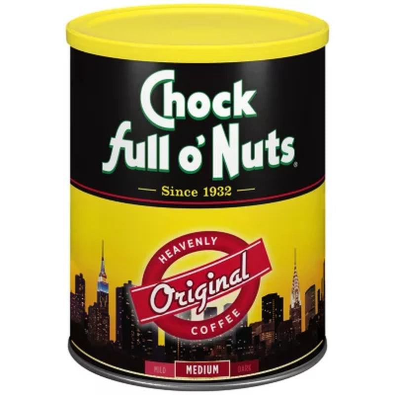 Chock Full O&#039;Nuts Heavenly Ground Coffee, Original Blend (48 Oz.)