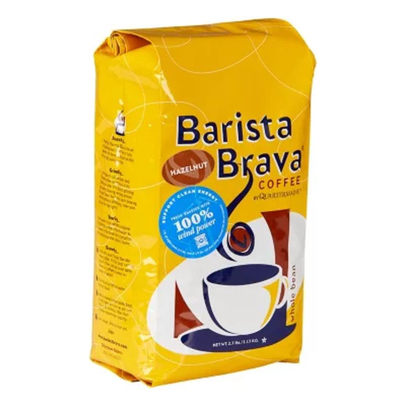 Barista Brava by Quartermaine Whole Bean Coffee, Hazelnut (32 Oz.)