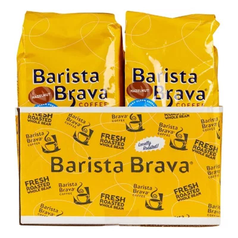 Barista Brava by Quartermaine Whole Bean Coffee, Hazelnut (32 Oz.)