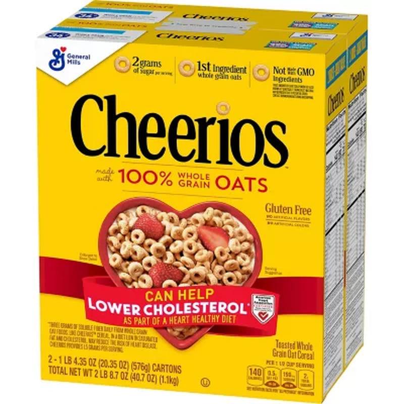 Cheerios Gluten-Free Breakfast Cereal (20.35 Oz., 2 Pk.)