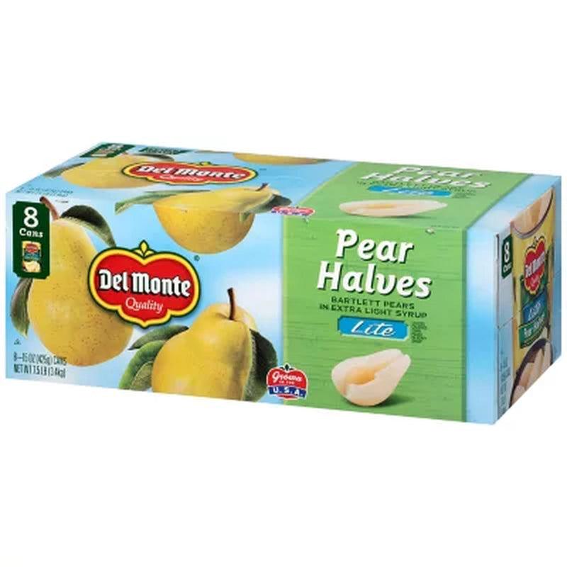 Del Monte Lite Pear Halves (15 Oz., 8 Pk.)