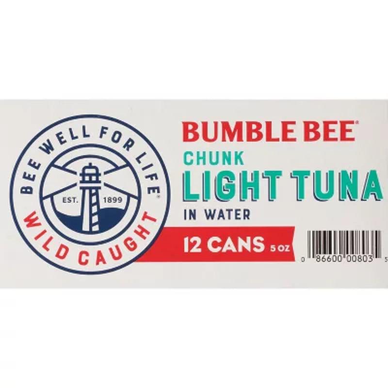 Bumble Bee Chunk Light Tuna in Water (5 Oz., 12 Ct.)