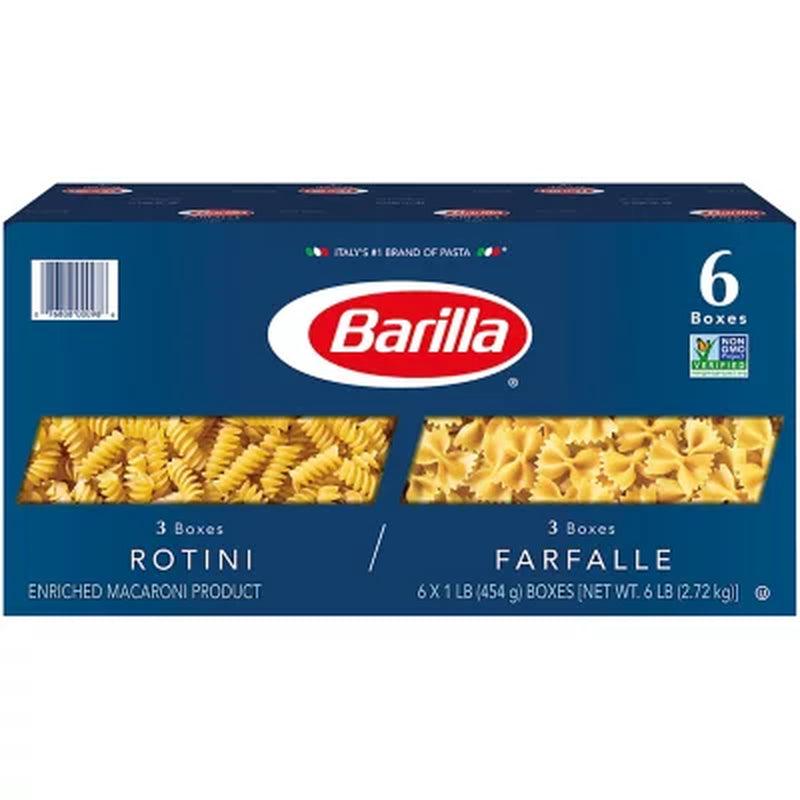 Barilla Pasta Rotini &amp; Farfalle Variety Pack (16 Oz., 6 Pk.)