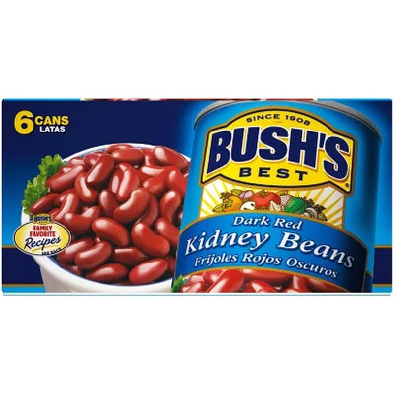 Bush&#039;S Dark Red Kidney Beans (16 Oz., 6 Pk.)