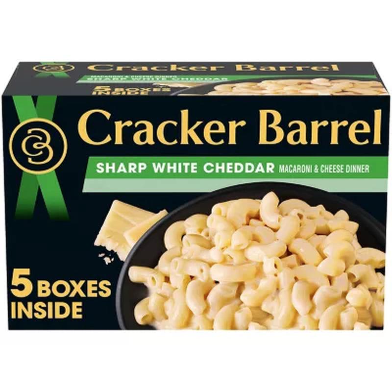 Cracker Barrel Sharp White Cheddar Macaroni &amp; Cheese Dinner (14 Oz., 5 Pk.)