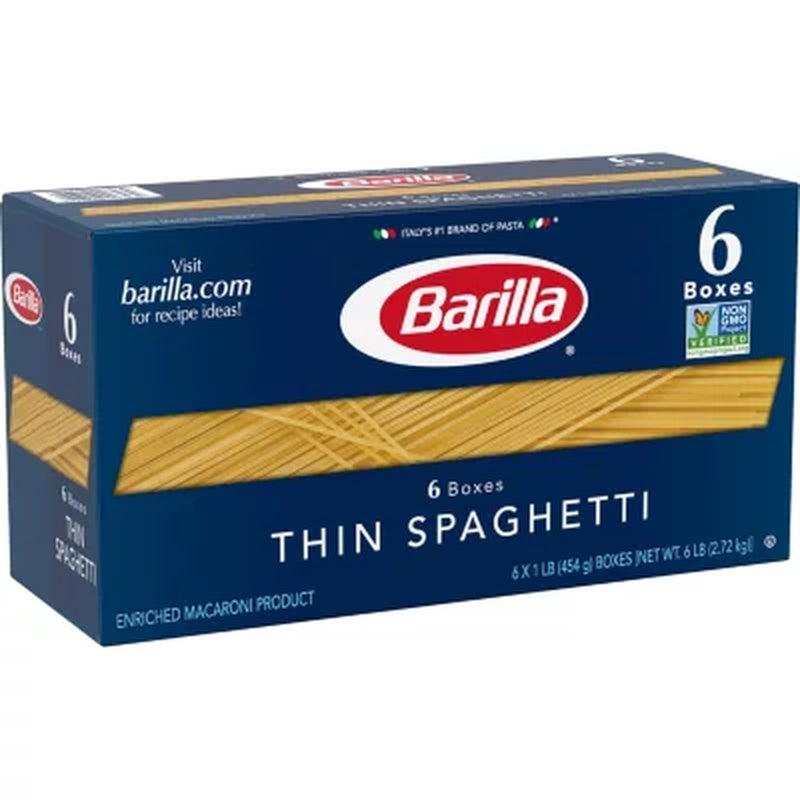 Barilla Pasta Thin Spaghetti (16 Oz., 6 Pk.)