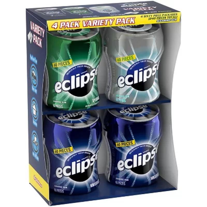 Eclipse Gum Bottle Variety Pack (60 Ct., 4 Pks.)