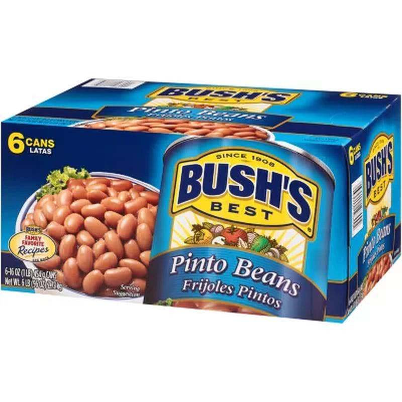 Bush&#039;S Pinto Beans (16 Oz., 6 Pk.)