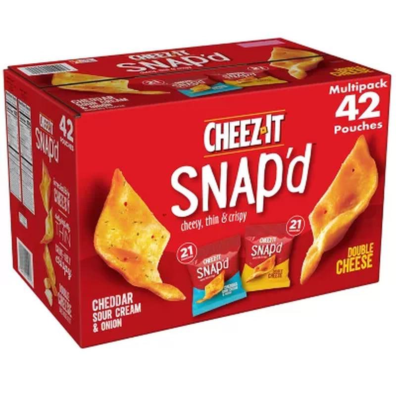 Cheez-It Snap&#039;D, Variety Pack (0.75 Oz., 42 Pk.)