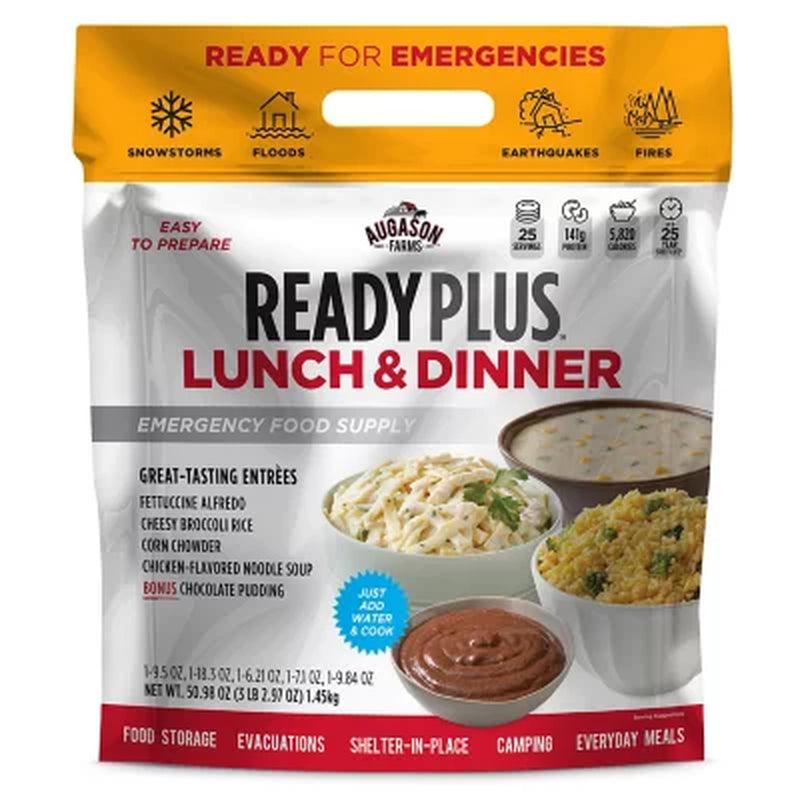 Augason Farms Ready plus Lunch &amp; Dinner Emergency Food Supply