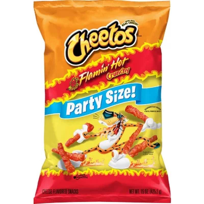 Cheetos Flamin&#039; Hot Crunchy Cheese Flavored Snacks (15Oz.)