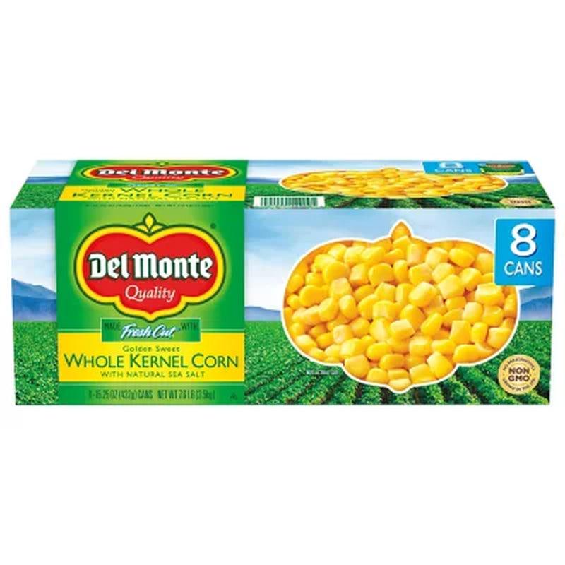 Del Monte Golden Sweet Whole Kernel Corn (15.25 Oz., 8 Pk.)