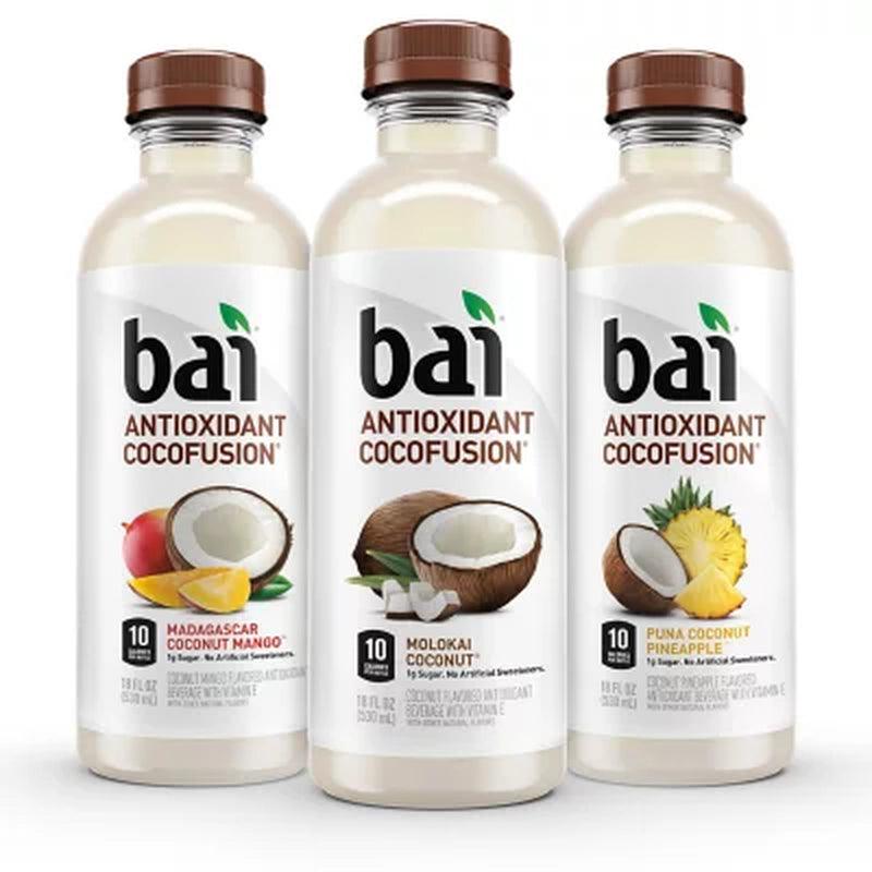 Bai Cocofusions Variety Pack, Antioxidant Infused Beverage (18 Fl. Oz., 15 Pk.)