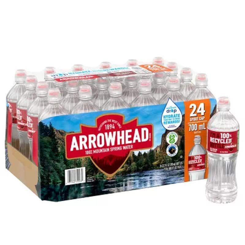 Arrowhead 100% Mountain Spring Water (23.7Oz / 24Pk)