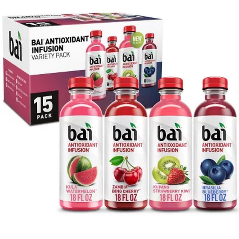 Bai Hillside Variety Pack (18 Fl. Oz., 15 Pk.)